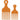 Gold Magic - Imitation Bone Small & Large Pik Set - Great For Detangling And Fluffing Thick Or Curly Hair Without Adding Frizz