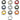 Green-Lite® - 6" Round LED Magnifier - 43" Reach - Fully Dimmable with 3 Bank LED Adjustability / Available in 10 Colors + 5 Base Options by O.C. White
