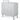 Harlow Glass-Topped Compact Reception Desk / White Laminate by HANS Equipment