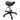 HBNY Dennis Small Saddle Stool / Black Plastic (ST03.1)