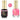 iGel Matched Set B Collection - 1 iGel Impecable Soaked-off Gel Polish / 0.5 oz. + 1 iLacquer Matching Nail Lacquer Color / 0.5 oz. - PHENOMENAL PINK #B17
