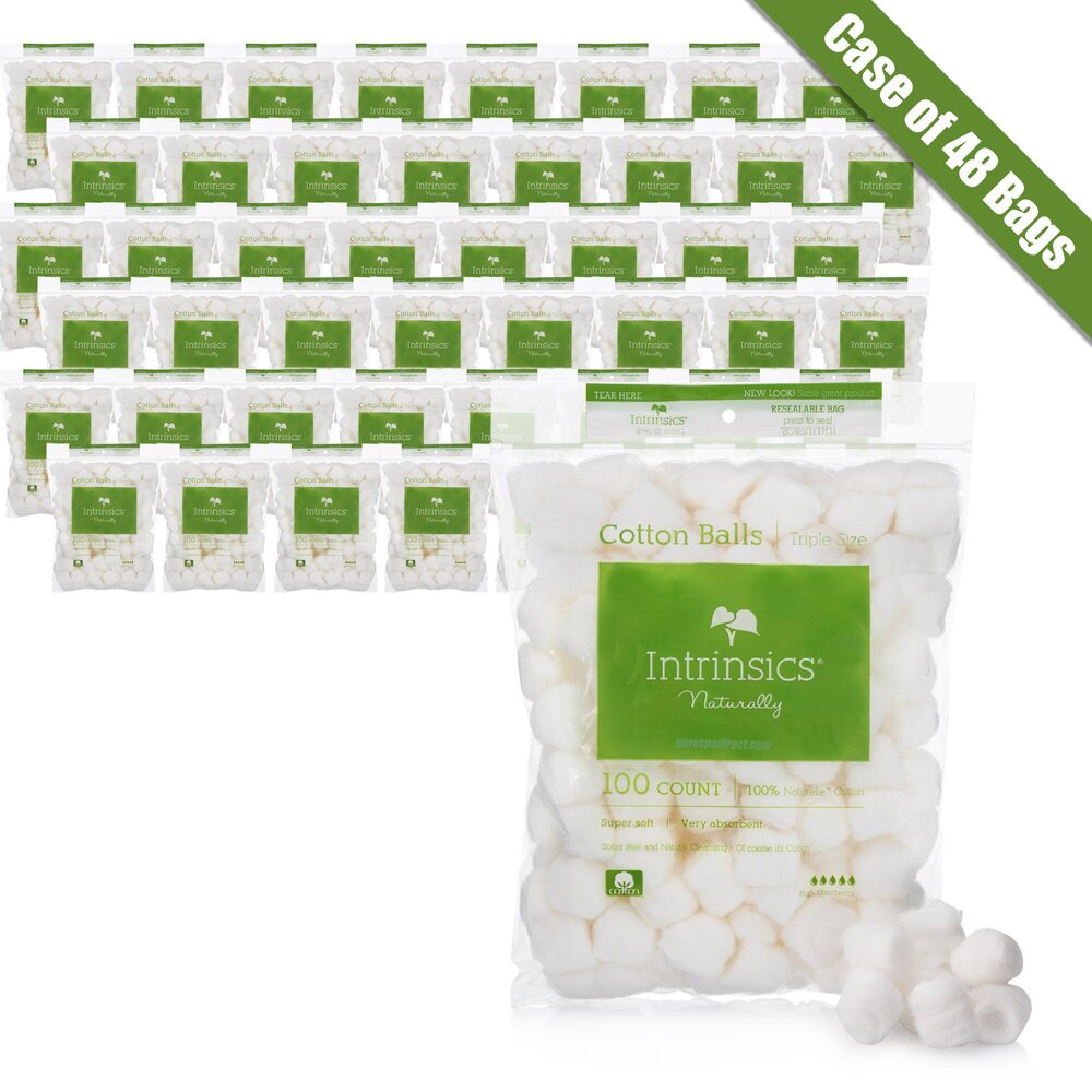 Intrinsics Triple Size Cotton Balls, Cotton Accessories