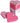 Intrinsics Heart Shaped Cellulose Compressed Sponges - Pink - 2.75" / 75 Count