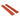 Jumbo Mylar Red Washable Cushioned Nail Files - 7"L x 1-1/8"W - Grit 80/80 - 50 Pack by Princess