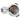 Katrin LED 5 Diopter Magnifying Lamp with Table Clamp by Silver Spa