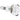 Katrin LED 5 Diopter Magnifying Lamp with Table Clamp by Silver Spa