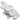 Keita 3-Motor Basic Electric Facial Table / White by Avirra Spa Furnishings