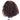 Keke Curly Quad Manikin - Dark Brown 11"-12" - 100% Human Hair Implanted in Four Separate Quadrants by Celebrity