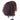 Keke Curly Quad Manikin - Dark Brown 11"-12" - 100% Human Hair Implanted in Four Separate Quadrants by Celebrity