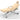 Kerstin 2-Motor Massage Table / Tilt Back / Light Beige by Silver Spa