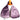 Kozi - Décolleté Neck Wrap / Material: Velour / Size: 28"L x 9"W / Color: Amethyst