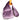 Kozi - Décolleté Neck Wrap / Material: Velour / Size: 28"L x 9"W / Color: Amethyst