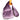 Kozi - Décolleté Neck Wrap / Material: Velour / Size: 28"L x 9"W / Color: Amethyst