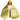 Kozi - Décolleté Neck Wrap / Material: Velour / Size: 28"L x 9"W / Color: Pear