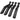 L3VEL3 Hair Croc Clips / 4 Pieces