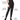 Landau Proflex Women's Banded-Bottom Jogger Pants with Elastic Waistband + 7 Pockets - BLACK / Sizes XS - 5XL