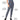 Landau Proflex Women's Banded-Bottom Jogger Pants with Elastic Waistband + 7 Pockets - WHITE / Sizes XS - 5XL
