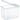 Large Rectangle Container with Flip Top Lid - Clear - 42 oz. / Case of 36 Containers