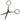 Le Marque Brow Scissors / Rose Gold