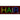 LED Sign - Hair / 11"H x 27"W x 1"D