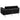Les Series Reception Love Seat / Black by BIGA