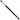 Lip Brush - Black Handle + Black Bristles - 4.25" Long (108 mm) / 750 Pack