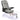 Lucent Pedicure Chair with Crystal Glass Pedicure Basin by Whale Spa