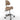Maja Hydraulic Saddle Stool / 24"-30" Height / Sand by Silver Spa