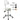 Maja Hydraulic Saddle Stool / 24"-30" Height / White by Silver Spa