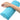 Manicure Cushion Pillow - Soft Cotton - Blue