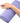 Manicure Cushion Pillow - Soft Cotton - Purple