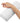 Manicure Cushion Pillow - Soft Cotton - White