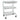 Meishida 3 Shelf Trolley Cart