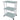 Meishida Glass Cart with 3 shelves