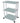 Meishida Glass Cart with 3 shelves