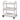 Meishida Salon Cart with 3 Shelves