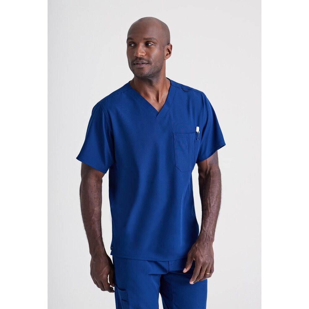 Men's Structure Scrub Top - Skechers Collection / Color - Navy