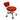 Merel Pedicure Stool / Red by HANS Equipment