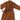 Microfiber Shawl Collar Robe - Terracotta / Terracotta Cotton-Poly Lining by Boca Terry