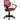 Mid-Back Red Mesh Spa/Salon Technician Chair with Arms by BIGA