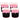 Miss Cire Pink Beads - Mademoiselle - Polymer Based Stripless Film Hard Wax / 1.85 lb. Bucket X 4 Buckets = 7.4 Lbs. Case