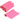 Miss Cire Pink Pre Cut Non Woven Table Waxing Paper - 23.62" Wide x 229.6' Long / 6 Roll Case