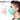 Multicolored Disposable 3-Ply Earloop Face Masks with Nose Clip / 5 Colors - (10) Pink + (10) Purple + (10) Yellow + (10) Cyan + (10) Chartreuse / Pack of 50