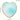 Nail Art Pallette - Blue Heart Shaped