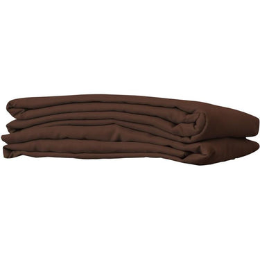 NRG Premium Microfiber Flat Sheets - White, Natural, Dark Chocolate or Ocean / 120 GSM / 63"W x 100"L by NRG