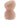 Nude Angled Blending Sponge - Light - Latex-Free Hydrophilic Polyurethane Foam / Case of 36 Individually Wrapped Blending Sponges