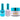 NuRevolution Lavish 4-in-1 - LED/UV Soak Off Gel Polish 0.5 oz. + Nail Lacquer 0.5 oz. + Acrylic - Dipping - Sculpting Powder 2 oz. - #LMS05 Visionary