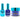 NuRevolution Lavish 4-in-1 - LED/UV Soak Off Gel Polish 0.5 oz. + Nail Lacquer 0.5 oz. + Acrylic - Dipping - Sculpting Powder 2 oz. - #LMS41 Magic Whale