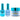 NuRevolution Lavish 4-in-1 - LED/UV Soak Off Gel Polish 0.5 oz. + Nail Lacquer 0.5 oz. + Acrylic - Dipping - Sculpting Powder 2 oz. - #LMS76 New Star