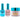 NuRevolution Lavish 4-in-1 - LED/UV Soak Off Gel Polish 0.5 oz. + Nail Lacquer 0.5 oz. + Acrylic - Dipping - Sculpting Powder 2 oz. - #LMS81 Light almond